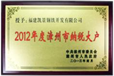2012年度漳州市納稅大戶
